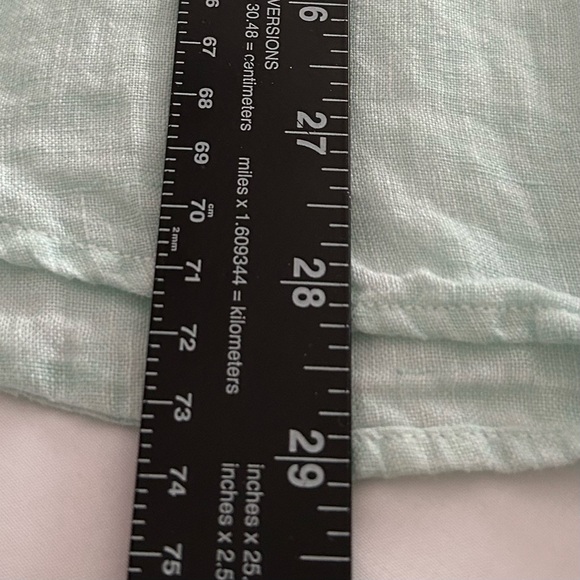 Uniglo French Linen Button Down Shirt Small - Picture 6 of 8